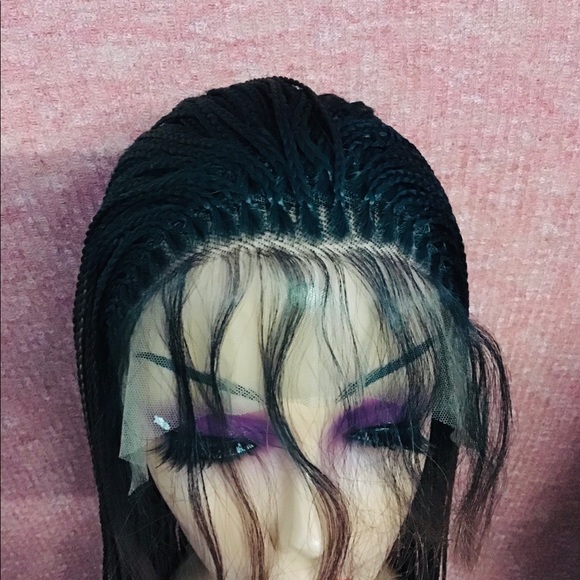 Beautiful Free Part Synthetic Lace Front Box Braids Wig with Baby Hair - Picture 15 of 15